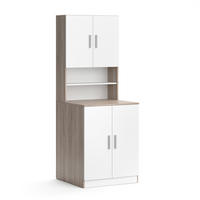 WASCHMASCHINENSCHRANK Liana Sonoma 70.5 x 190.5 cm - Weiß/Sonoma Eiche, Holzwerkstoff (70.5/190.5/70cm) - Vicco