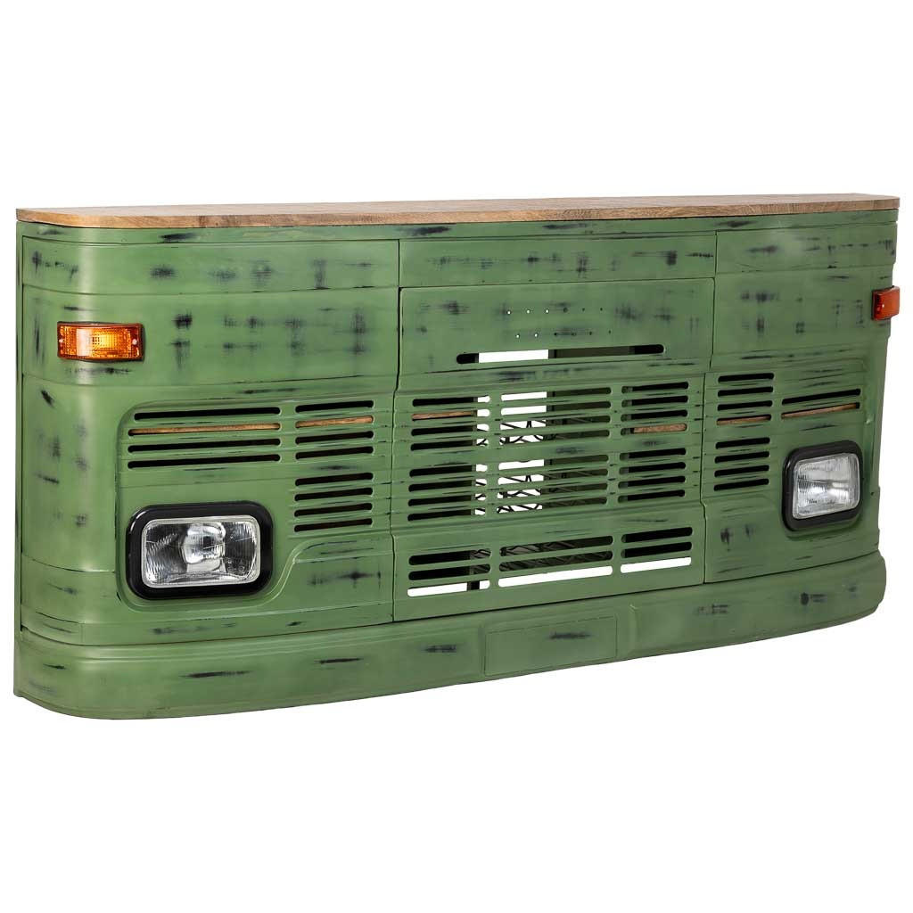 WEINREGAL, grün, 241x40x108cm - Grün, Metall (241/108/40cm) - Wanderlust