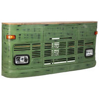 WEINREGAL, grün, 241x40x108cm - Grün, Metall (241/108/40cm) - Wanderlust