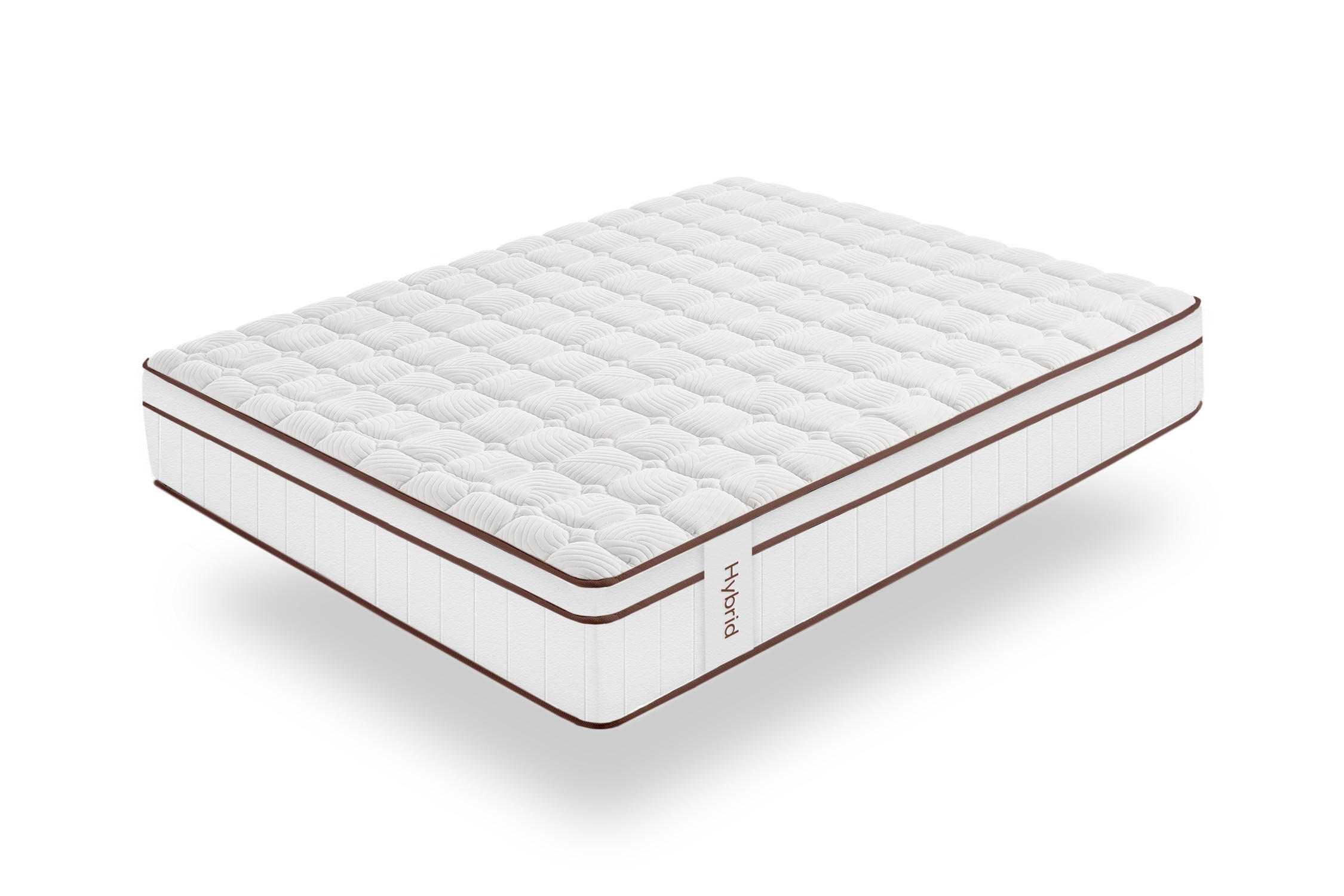 MATRATZE Hybrid Weiß 27 cm - 135X200 cm - Weiß, Textil (135/200cm) - Moonia