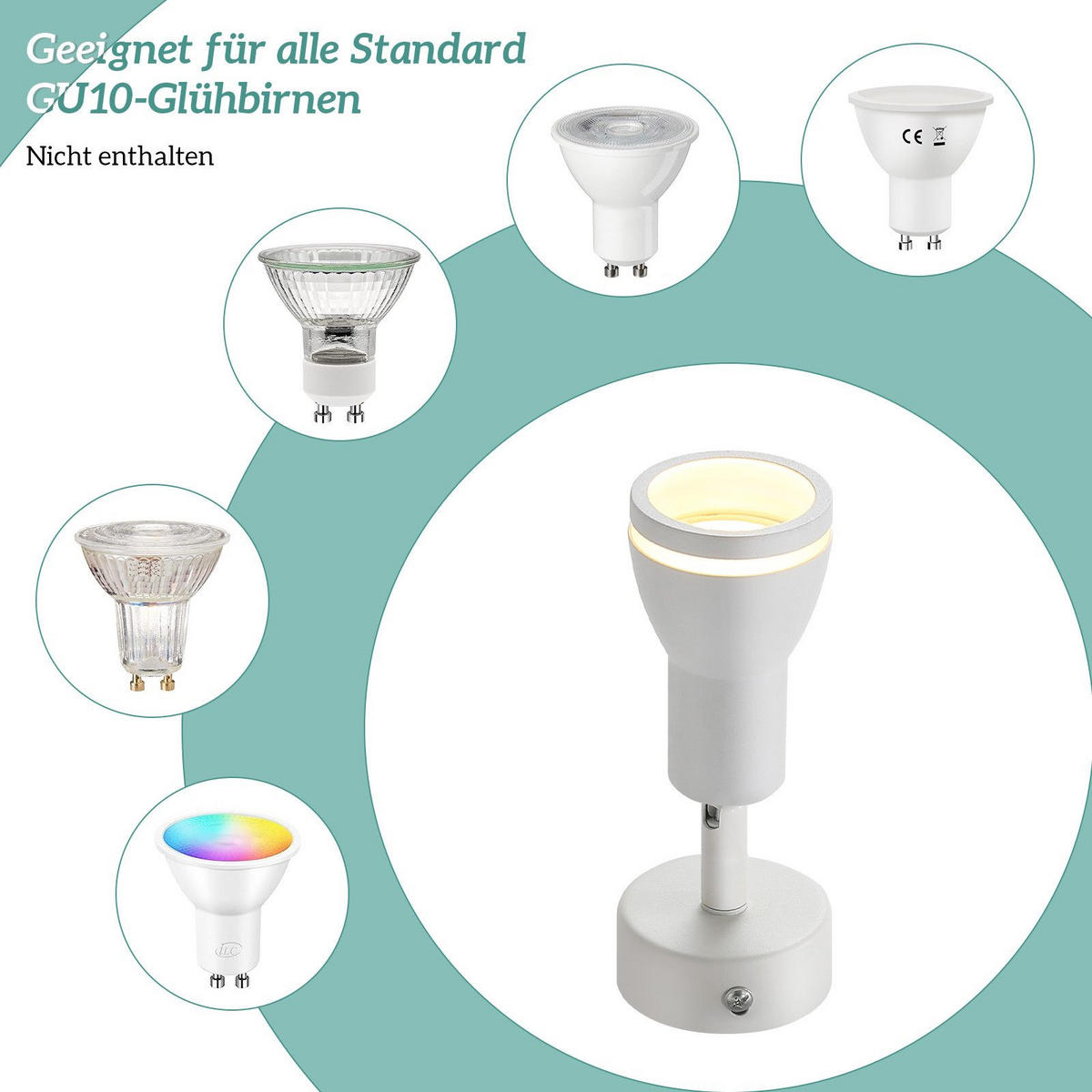 DECKENLEUCHTE Lecuyer 6/6/15.7cm - Weiß, Metall (6/6/15.7cm) - Nettlife