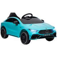 KINDER-ELEKTROAUTO DE-06076 fernsteuerbar mit LED und Hupe Hellblau - Hellblau, Kunststoff/Metall (110/61/45cm) - ComfortXL