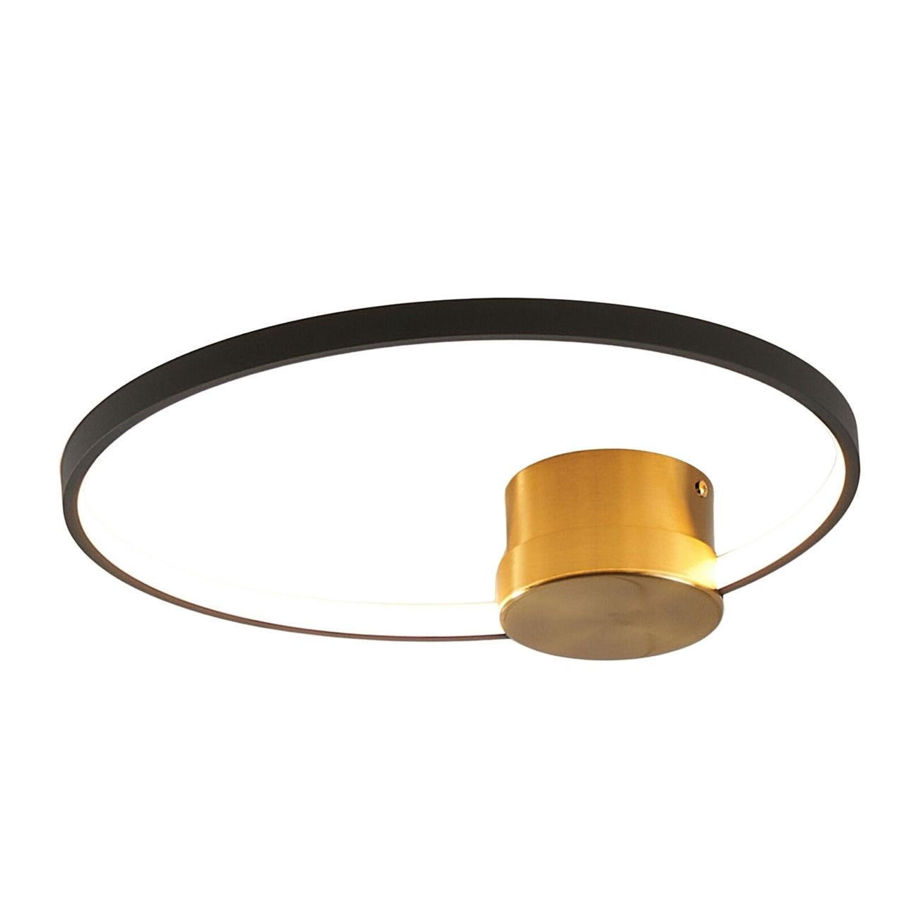 WANDLEUCHTE Alisa, Schwarz und gold, 44cm - Goldfarben, Metall (44/6/44cm) - KOSILUM
