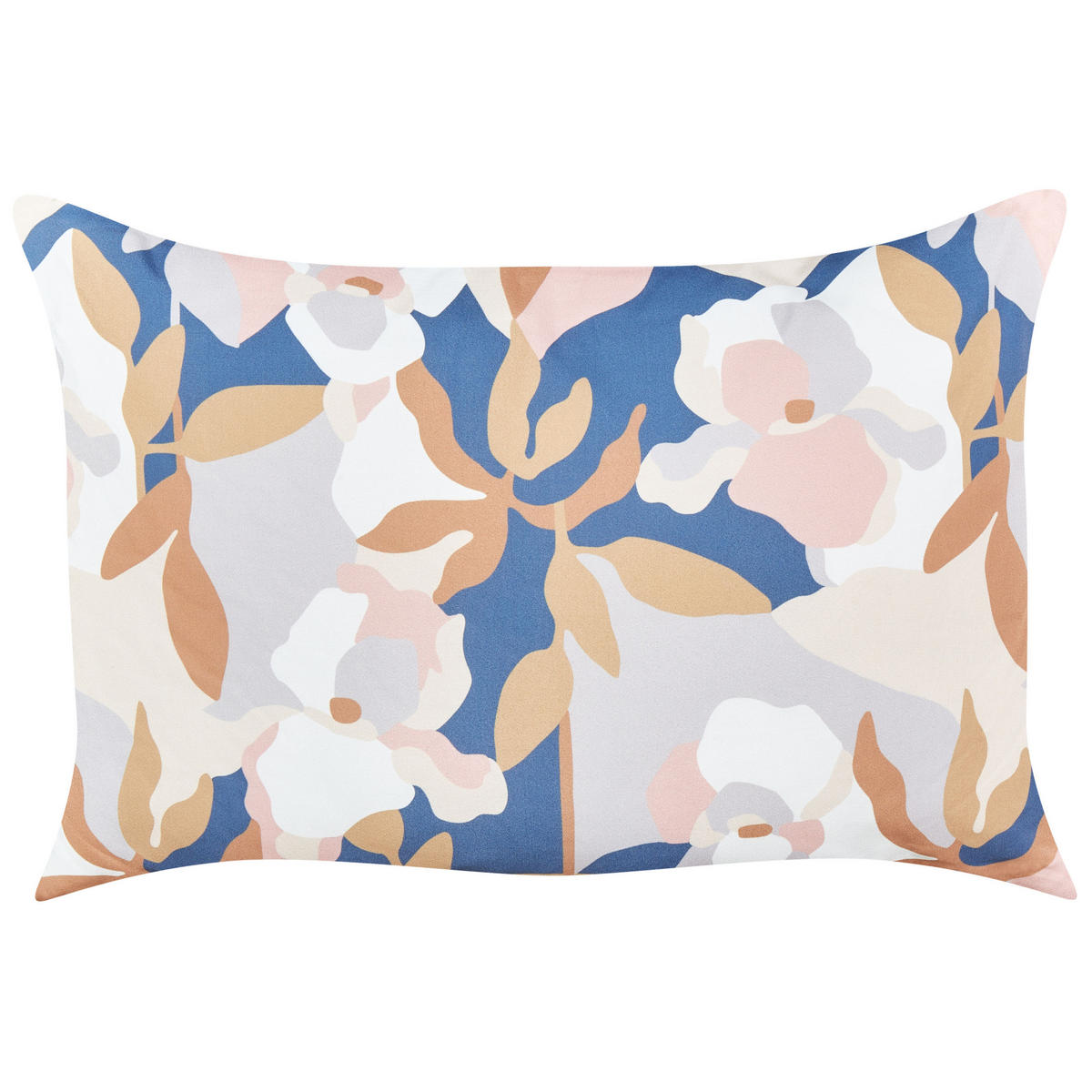 GARTENKISSEN 2er-Set Blumenmuster mehrfarbig 40/60 cm Verezzi - Multicolor, Textil (40/60cm) - Beliani