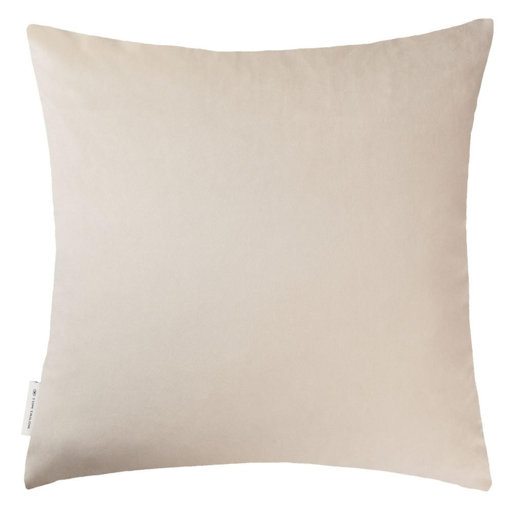 ZIERKISSENHÜLLE FrenchVelvet Quilt beige 45x45cm - Beige, Textil (45/45cm) - Tom Tailor