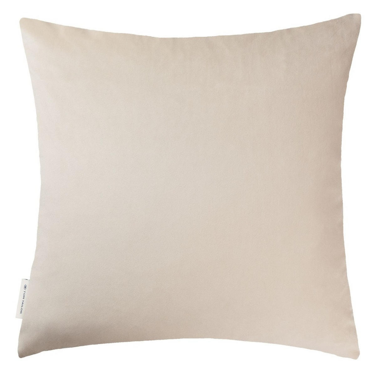 ZIERKISSENHÜLLE FrenchVelvet Quilt beige 45x45cm - Beige, Textil (45/45cm) - Tom Tailor