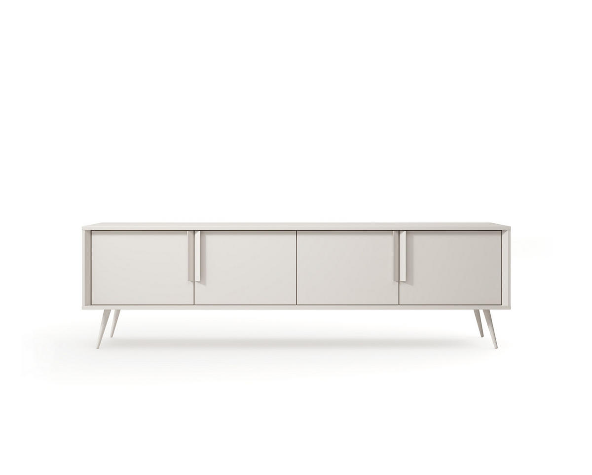 TV-SCHRANK: Kaschmir, 186,5 x 54,2 x 40 cm - Kaschmir, Holzwerkstoff (186.5/54.2/40cm) - 3XE LIVING