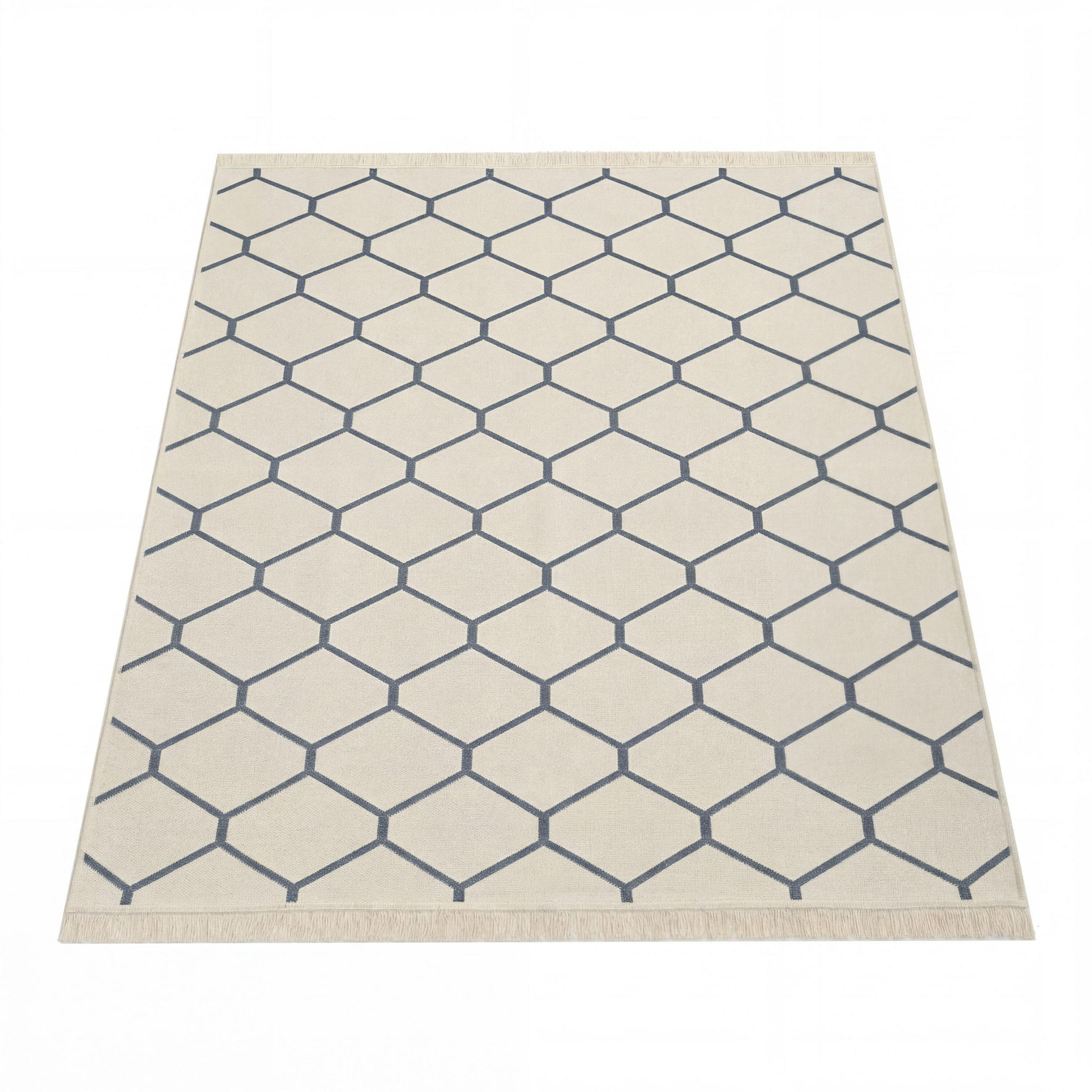 KURZFLORTEPPICH 60/180 cm Skandi 145 - Grau, Textil (60/180cm) - Paco Home