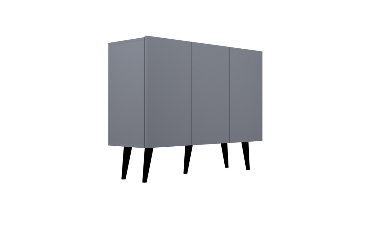 KOMMODE Toronto 39,9/95,5/120 - Grau, Holzwerkstoff (40/96/120cm) - RAUMHIRSCH FURNITURE