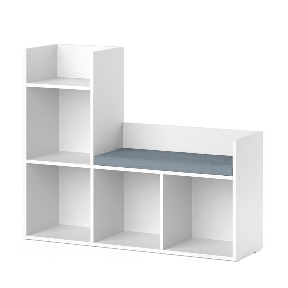 KINDERSITZBANK Luigi Weiß 107.2 x 88.6 cm - Weiß, Holzwerkstoff (107.2/88.6/30.9cm) - Vicco