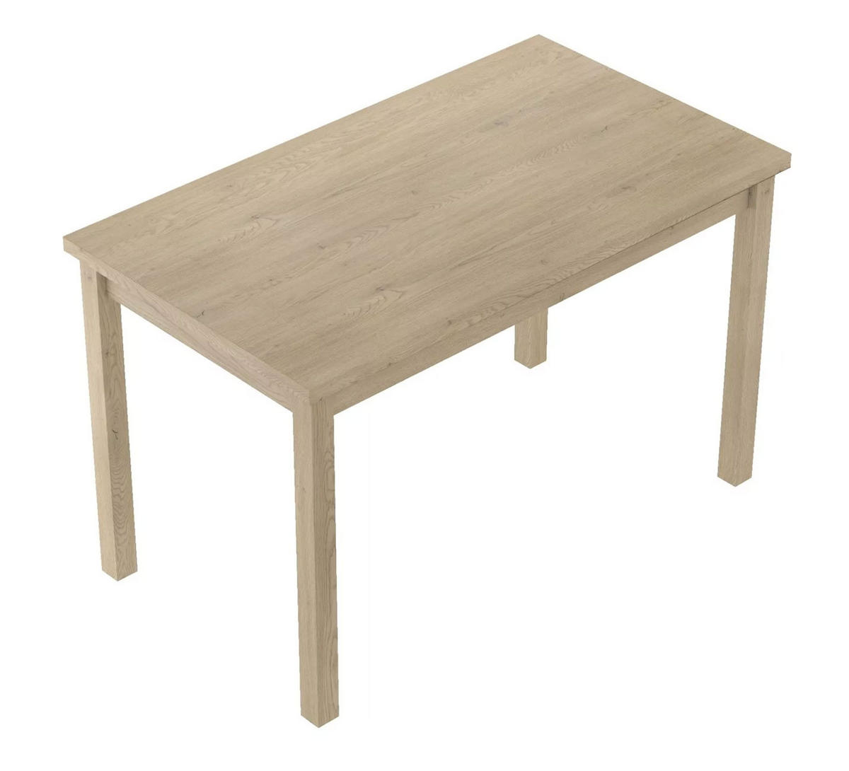 ESSTISCH Adam Eiche Sonoma 100-140 / 60 / 75cm - Eichefarben, Holz/Holzwerkstoff (60/140/75cm) - Feldmann-Wohnen