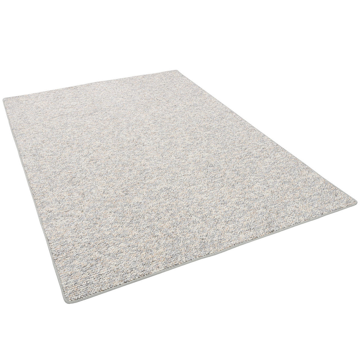 LUXUS WOLL-OPTIK BERBER JUNA MELIERT - Grau, Textil (160/160cm) - Snapstyle