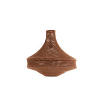 LAMPENSCHIRM Viggo Braun 50/50/40 cm - Braun, Textil (50/50/40cm) - Light & Living