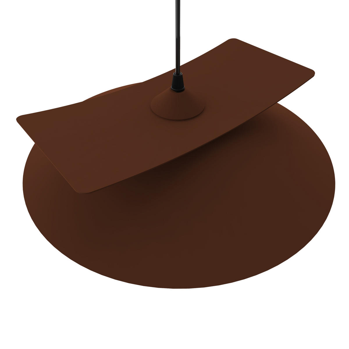 HÄNGELEUCHTE Miller D40 - Dunkelbraun, Metall (40/34/9cm) - Lumicom