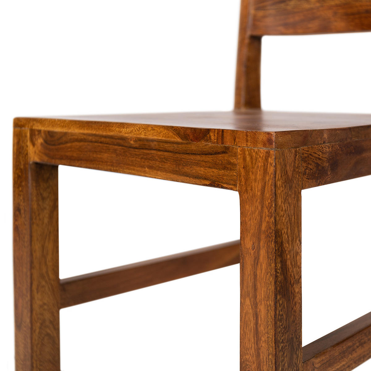 ESSZIMMERSTUHL - Akazie massiv, 2er-Set - Akaziefarben, Holz (45/100/45cm) - home24