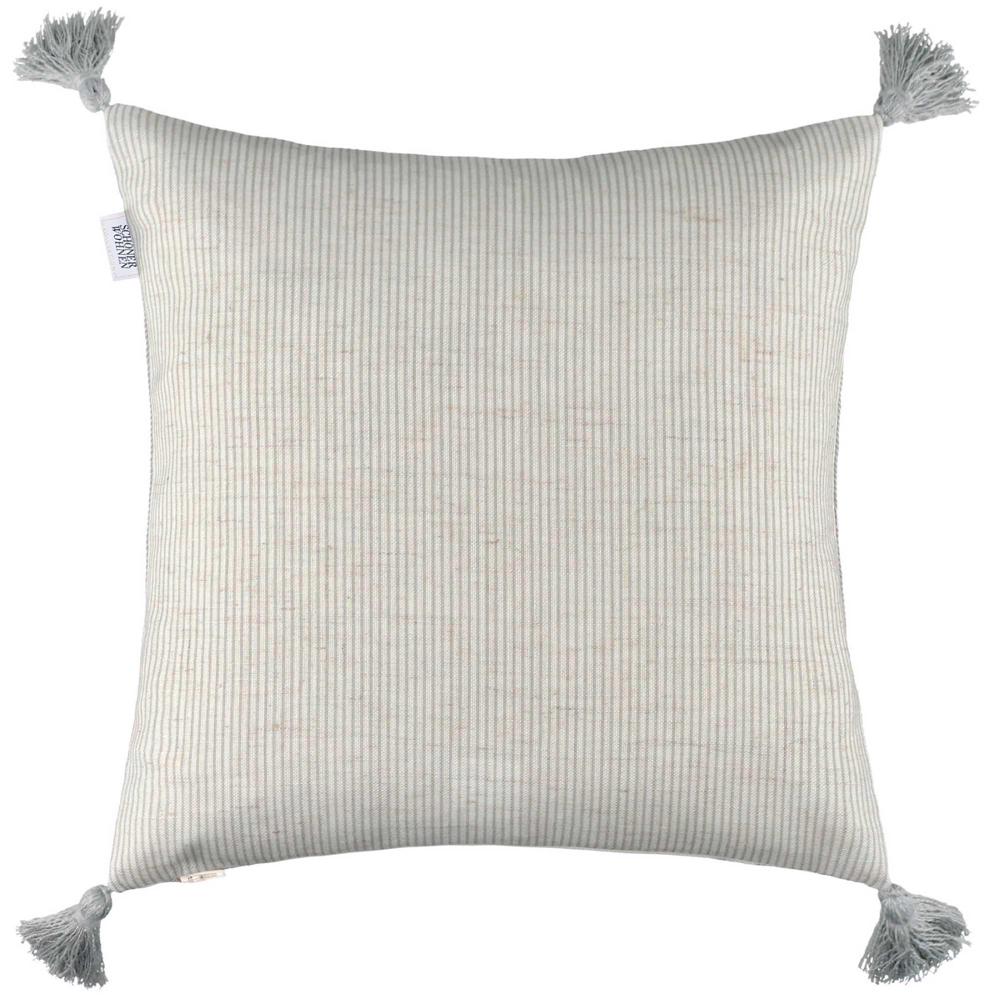 KISSENHÜLLE SW-Habit 38/38 cm  - Creme/Grau, Basics, Textil (38/38cm) - Esprit