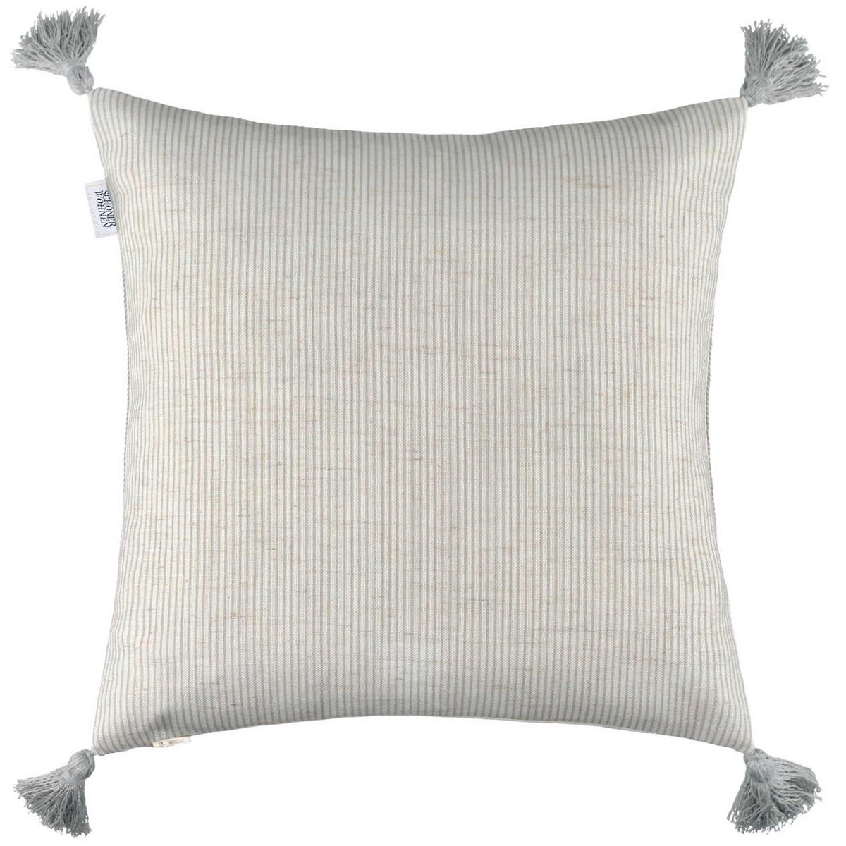 KISSENHÜLLE SW-Habit 38/38 cm  - Creme/Grau, Basics, Textil (38/38cm) - Esprit