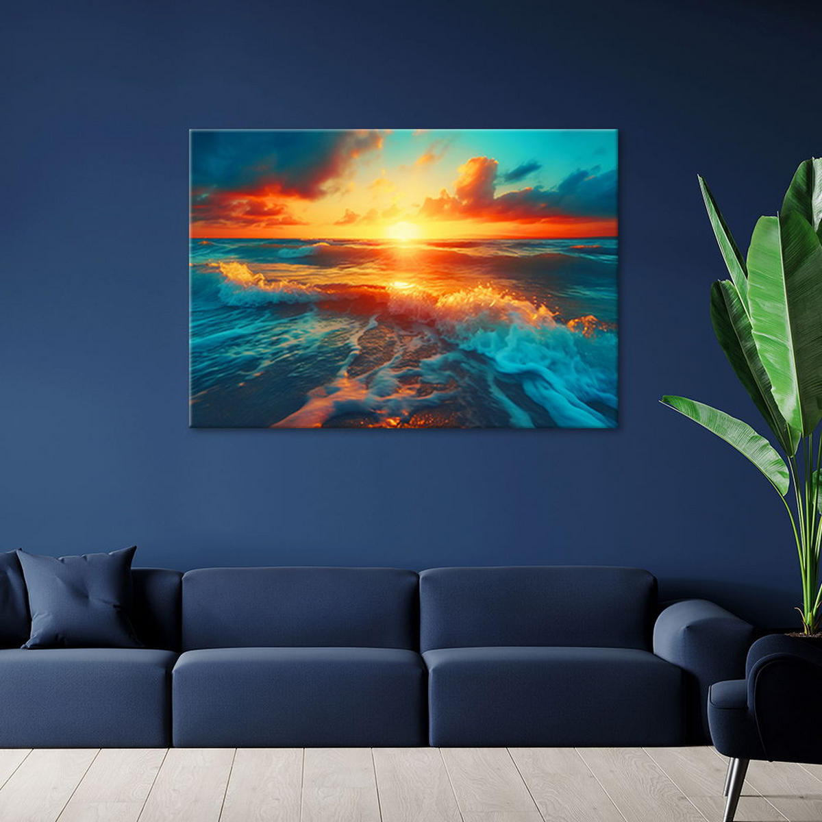 KUNSTDRUCK Lila 100/70 cm - Lila, Textil (100/70cm) - KUNSTLOFT