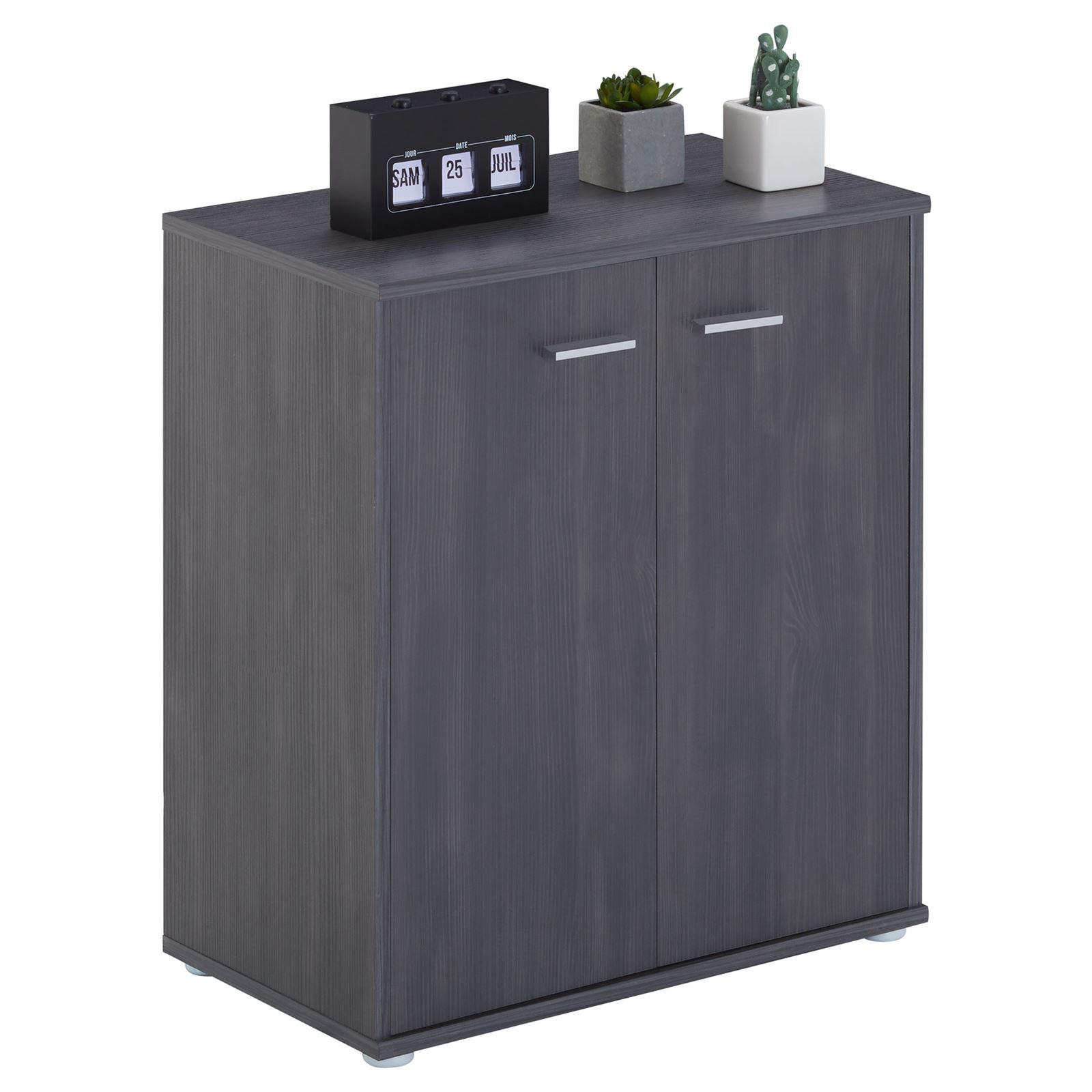 SCHUHSCHRANK LENNIS - Eschefarben, Holzwerkstoff (60/70/35cm) - CARO-Möbel