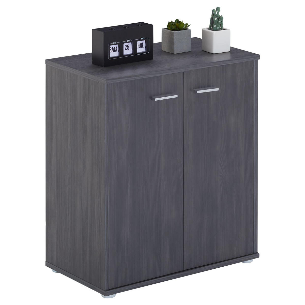 SCHUHSCHRANK LENNIS - Eschefarben, Holzwerkstoff (60/70/35cm) - CARO-Möbel