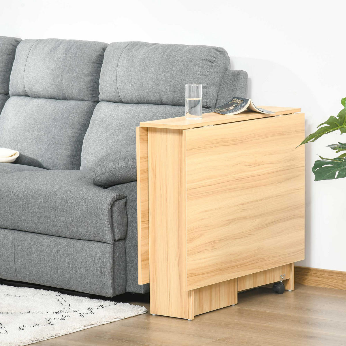 ESSTISCH Naturholz 1 Stück - Beige, Metall (140/80/74cm) - GiPP