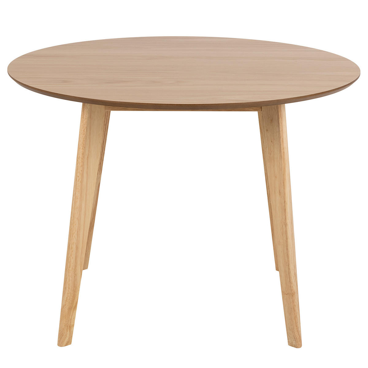 ESSTISCH - rund - Eichefarben, Holzwerkstoff (105/105/76cm) - home24