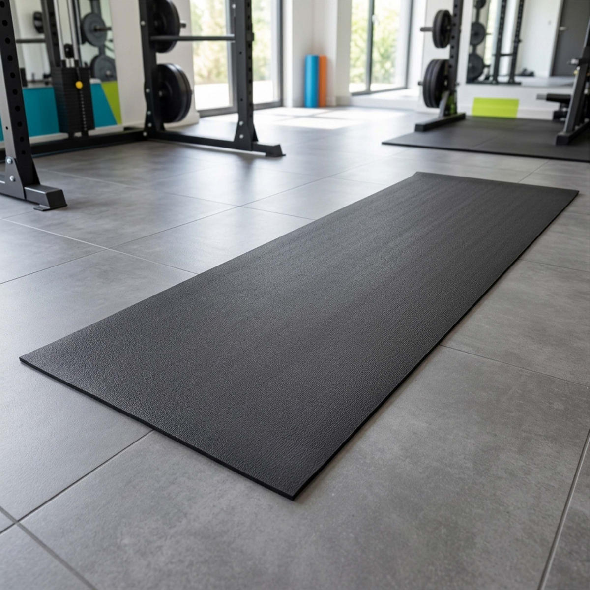 PODLOŽKA Čierna PVC protišmyková 180x60 cm - čierna, plast (180/60cm) - Relaxdays