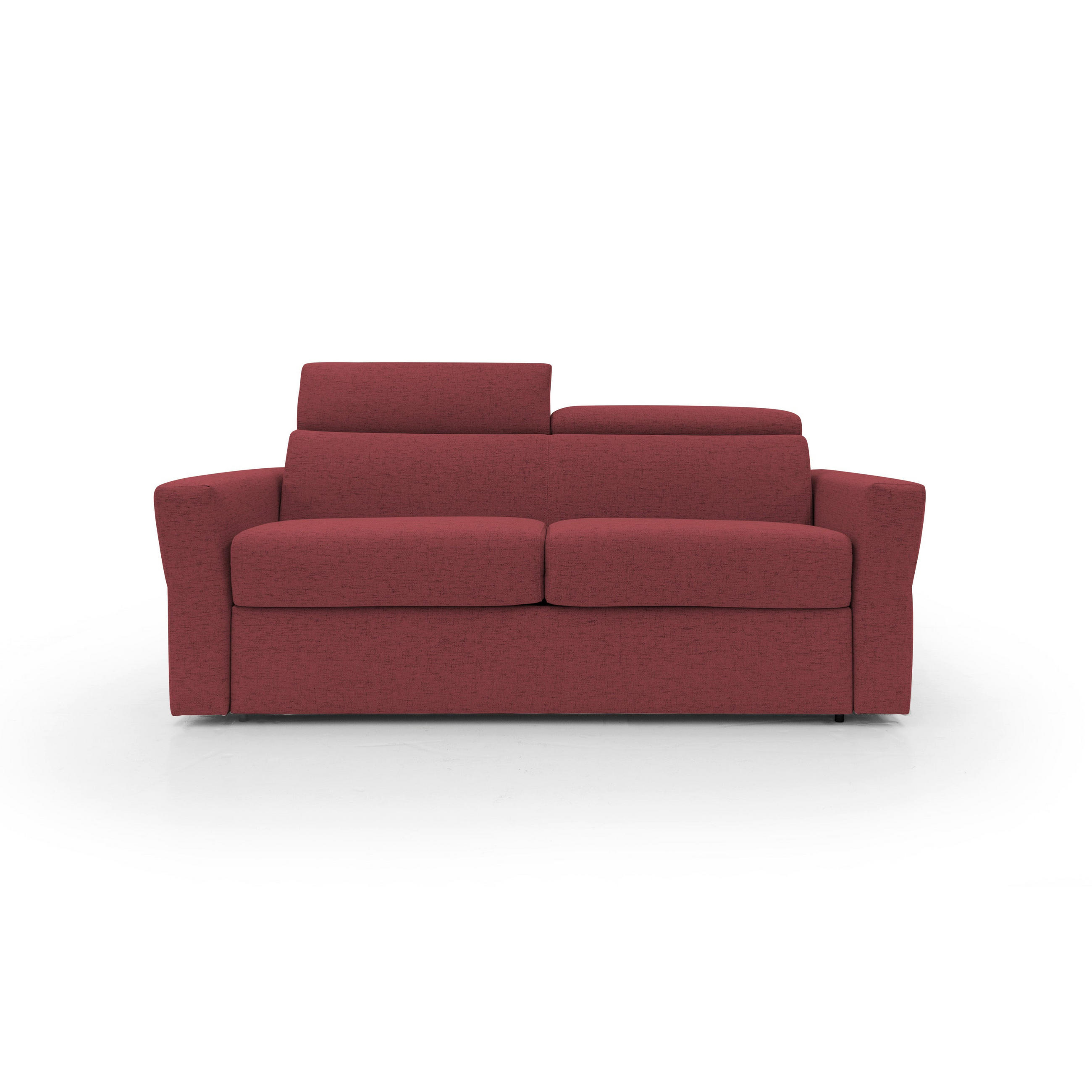 Thumbnail - Divani.store Schlafsofa, Rot, Textil, 200x100x95 cm, Wohnzimmer, Sofas & Couches, Schlafsofas