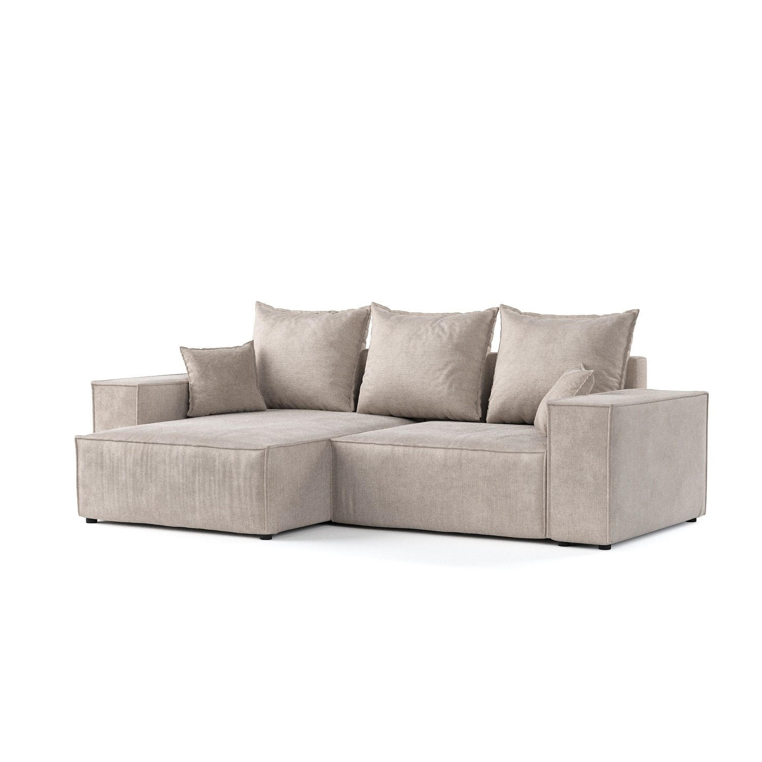 AltaBeds ROHOVÁ SEDAČKA SENSO, textil, Béžová