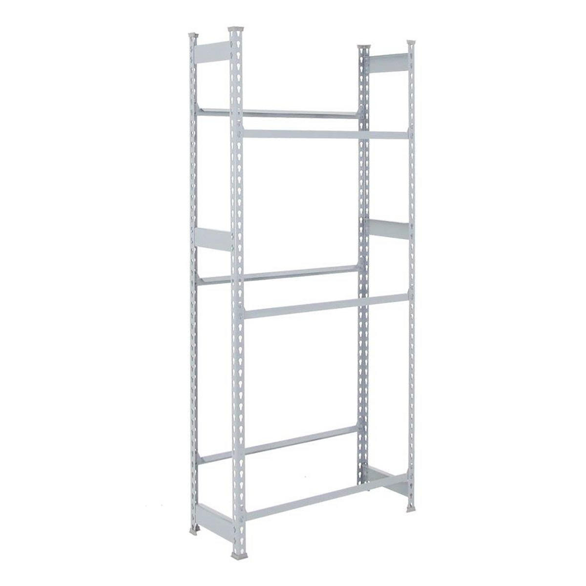 GETRÄNKEKISTENREGAL Big Camel HxBxT 180 x 80 x 30 cm Grau - Grau, Metall (80/180/40cm) - PROREGAL