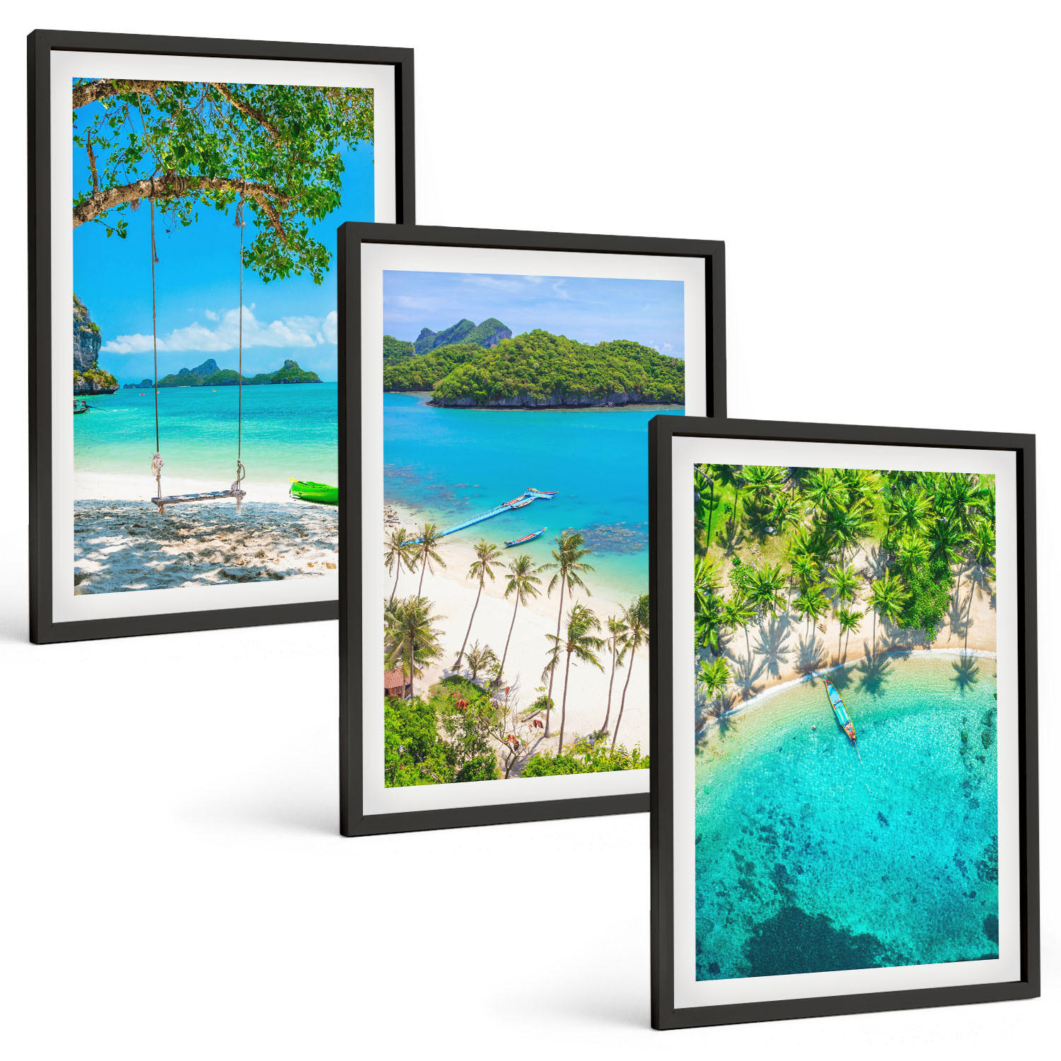 Tulup Bilder Schwarz 40x60 cm
