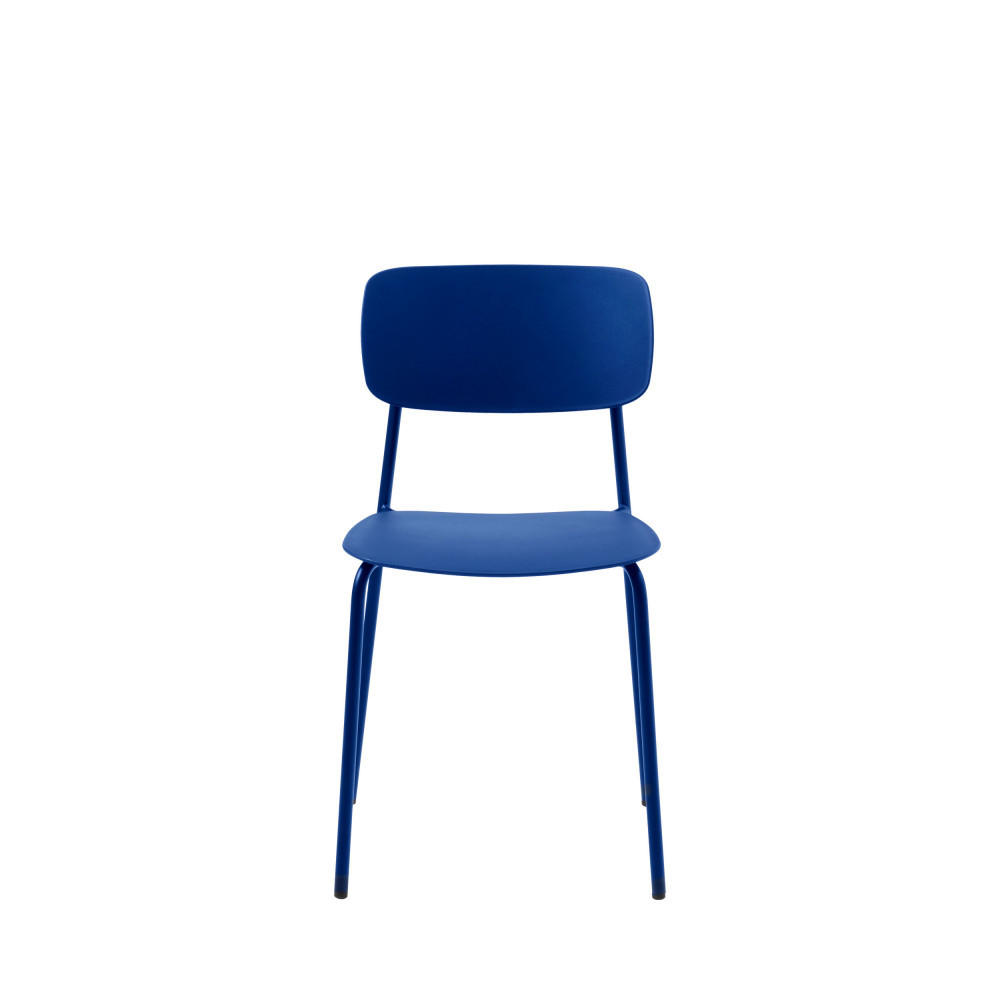 DESIGN-STUHL - Plastik - Klein Blue - 4er-Set - Blau, Kunststoff (44/79/51cm) - Drawer