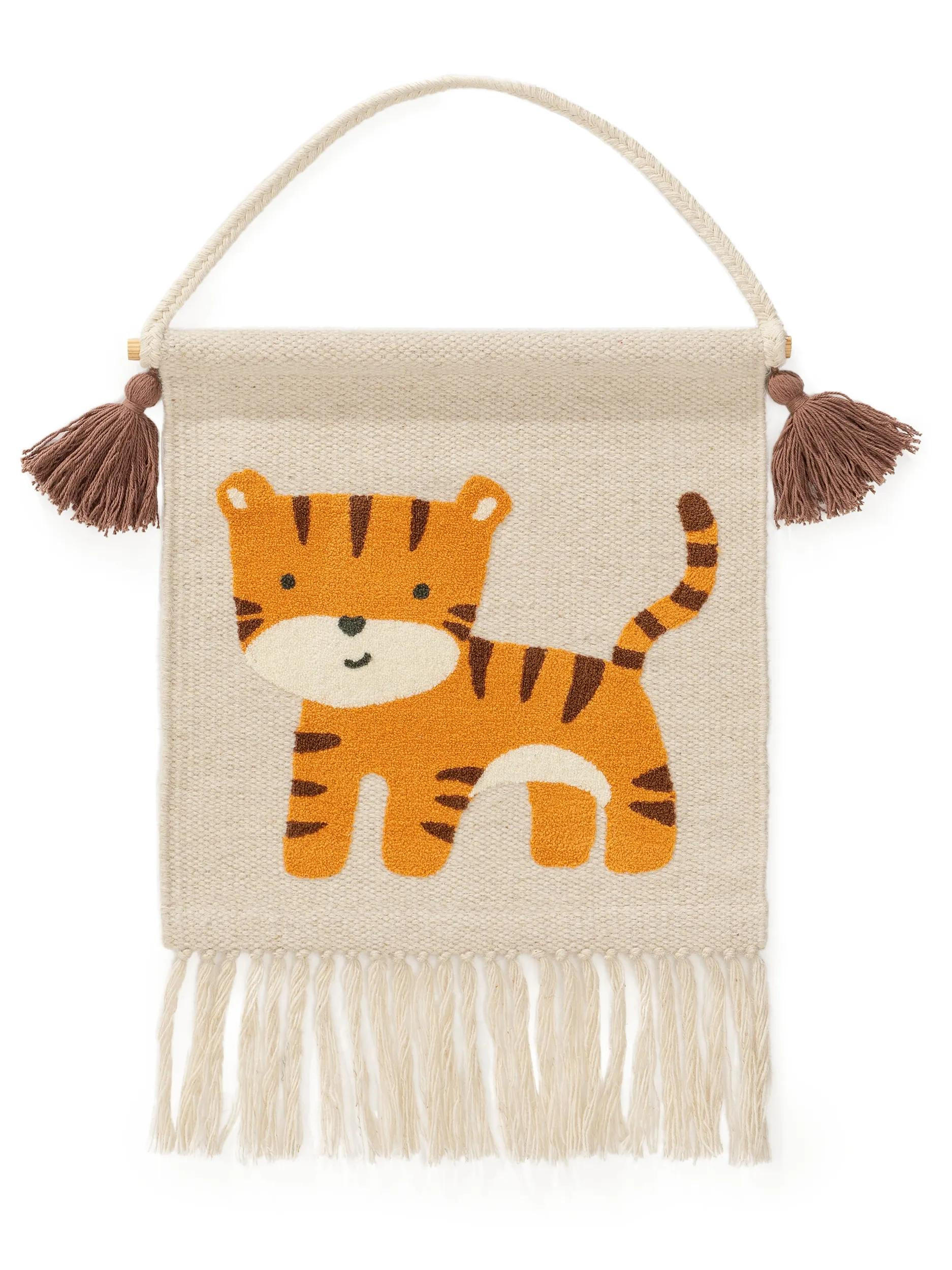 WANDDEKO Savannah Orange 40x40 cm - Orange, Textil (40/40cm) - Lytte