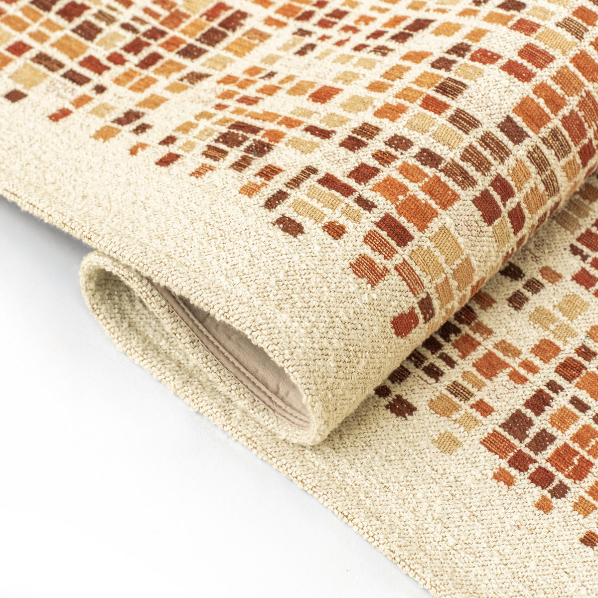 PREPROGA Cubik Pumpkin 240/340 cm - oranžna, umetna masa/tekstil (240/340cm) - Louis De Poortere