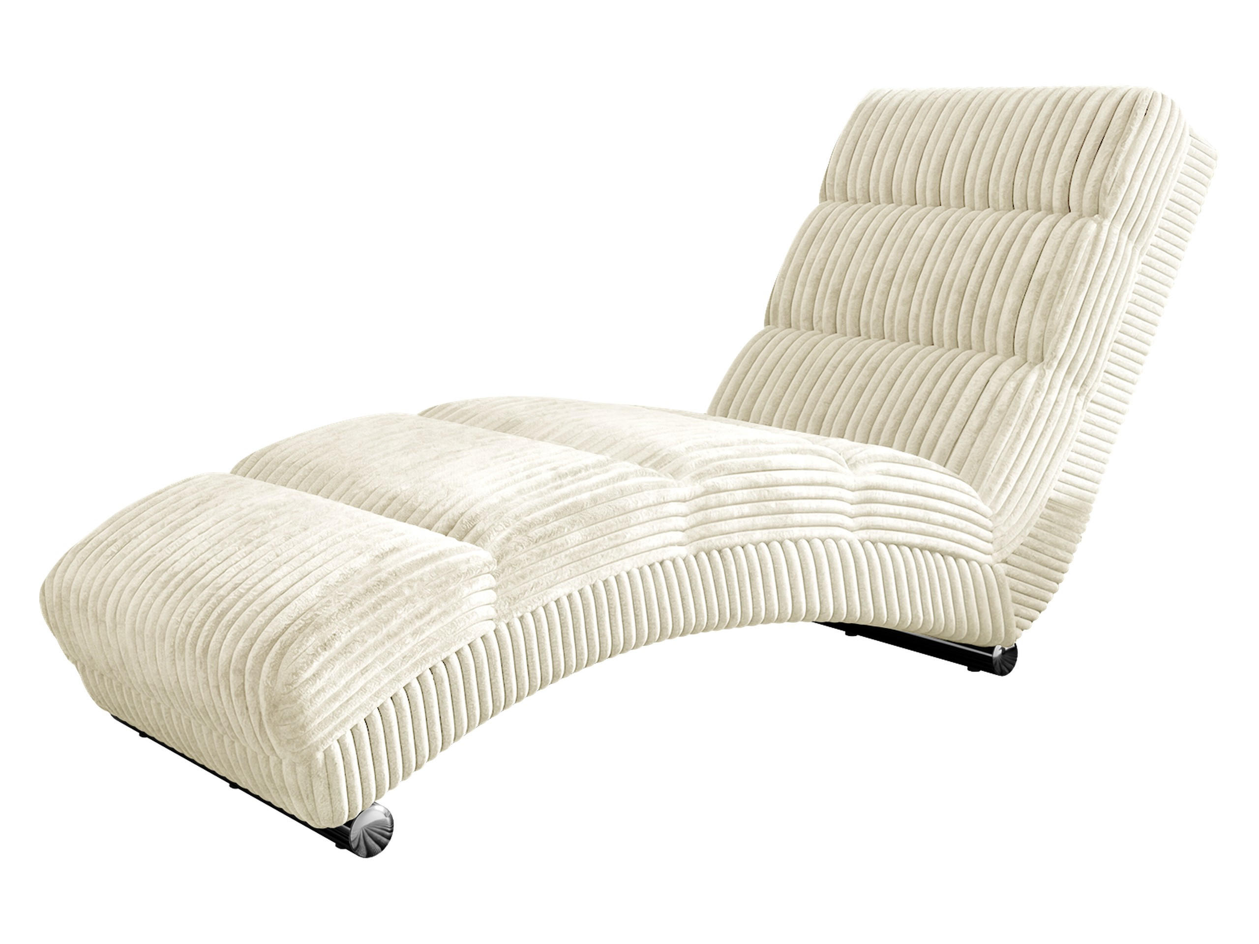 RELAXLIEGE Holiday Cord Bis - Chromfarben/Creme, Holz/Textil (62/84/180cm) - MIRJAN24