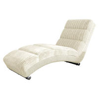 RELAXLIEGE Holiday Cord Bis - Chromfarben/Creme, Holz/Textil (62/84/180cm) - MIRJAN24