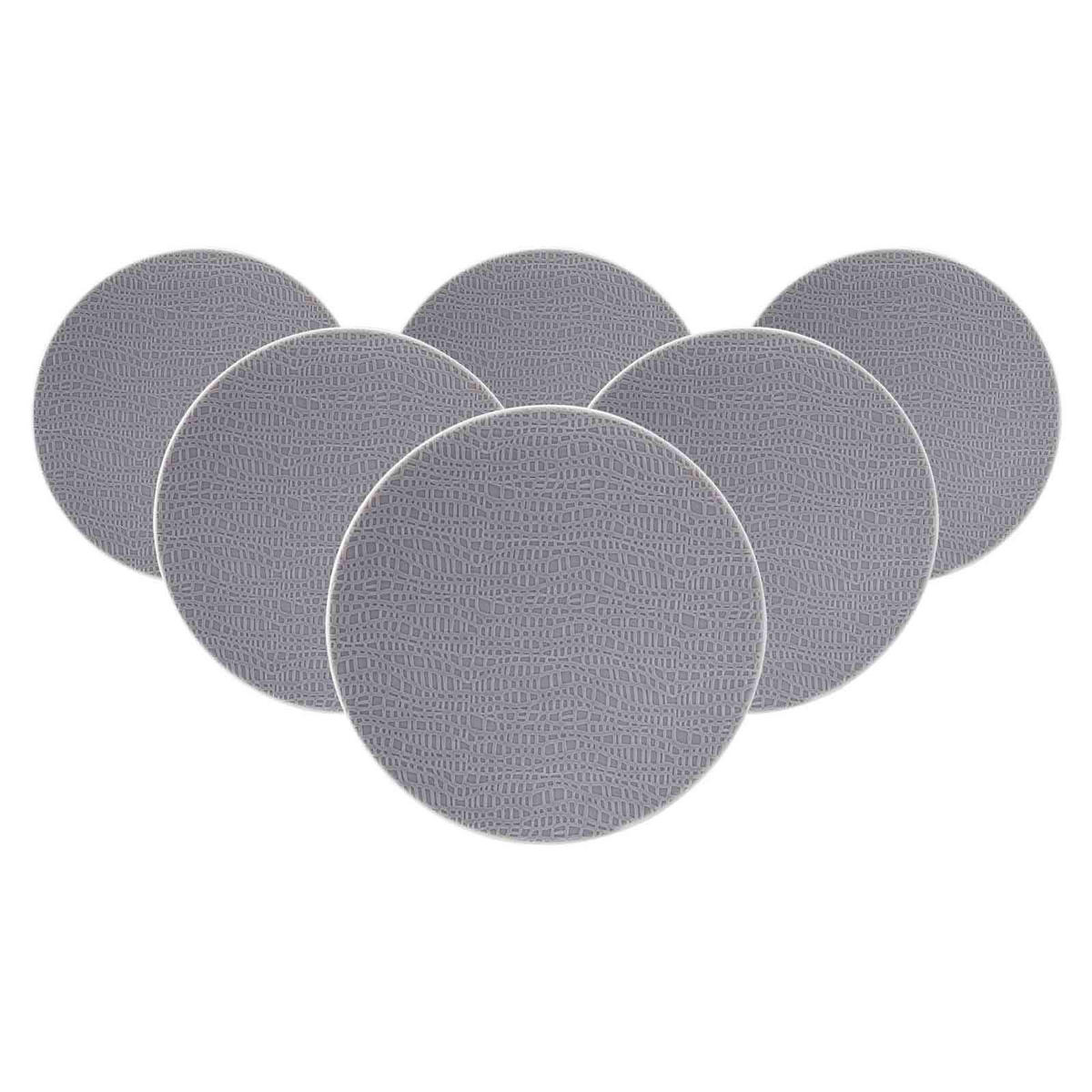 BROTTELLER Life Fashion Elegant Grey ø 16,5 cm 6er Set - Grau, Keramik (16.5cm) - Seltmann Weiden
