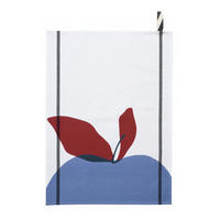 GESCHIRRTUCH Pomme bluetiful 50 x 70 cm - Blau, Textil (50/70cm)