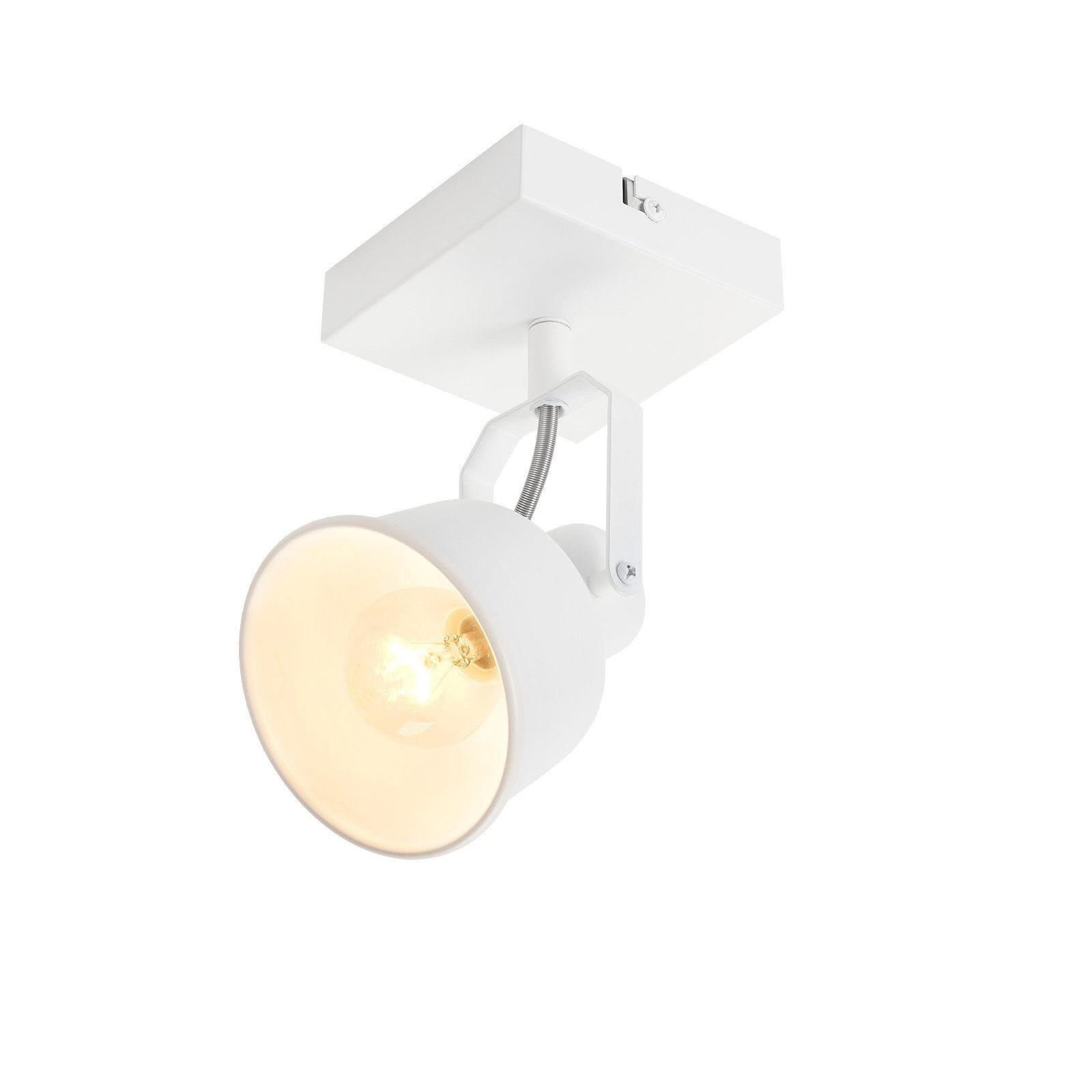 DECKENSTRAHLER Flamma 14/17/14 cm - Weiß, Metall (14/14/17cm) - ZMH