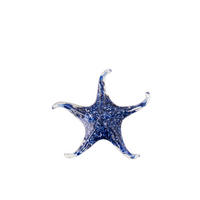 BRIEFBESCHWERER SEASTAR PUNKTE - Blau, Glas (16/4.5/16cm) - J-Line