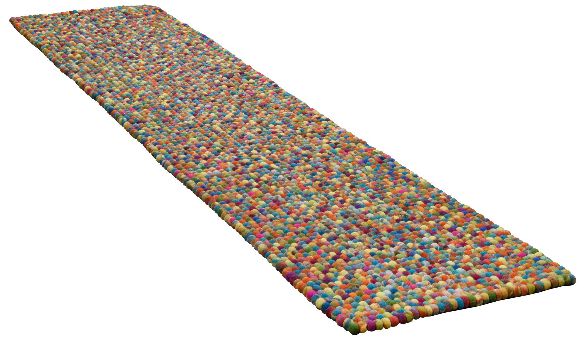 FILZTEPPICH Felty 70x270 cm - Multicolor, Textil (70/270cm) - THEKO