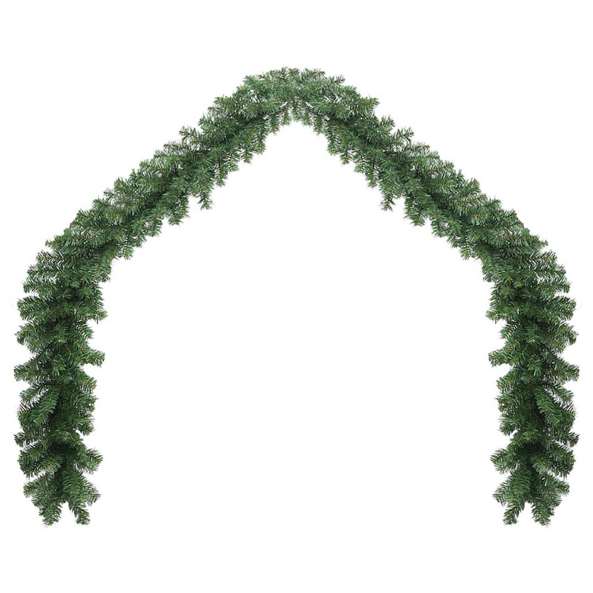 WEIHNACHTSGIRLANDE Pvc 20 M - Grün, Kunststoff (2000cm) - vidaXL