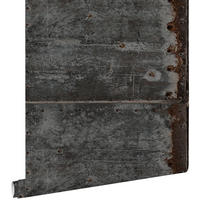 TAPETE Metallplatten 53 cm x 10.05 m - Schwarz, Papier (53/1000cm) - ESTAhome