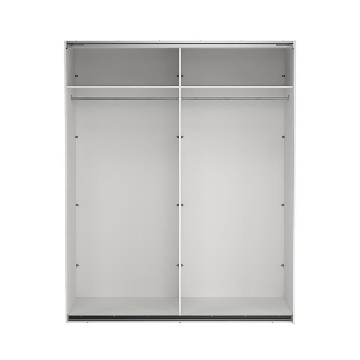 SCHIEBETÜRENSCHRANK, Bergamo, Weiß, Holzwerkstoff, 179 x 67 x 221 cm - Weiß, Holzwerkstoff (179/221/67cm) - ebuy24