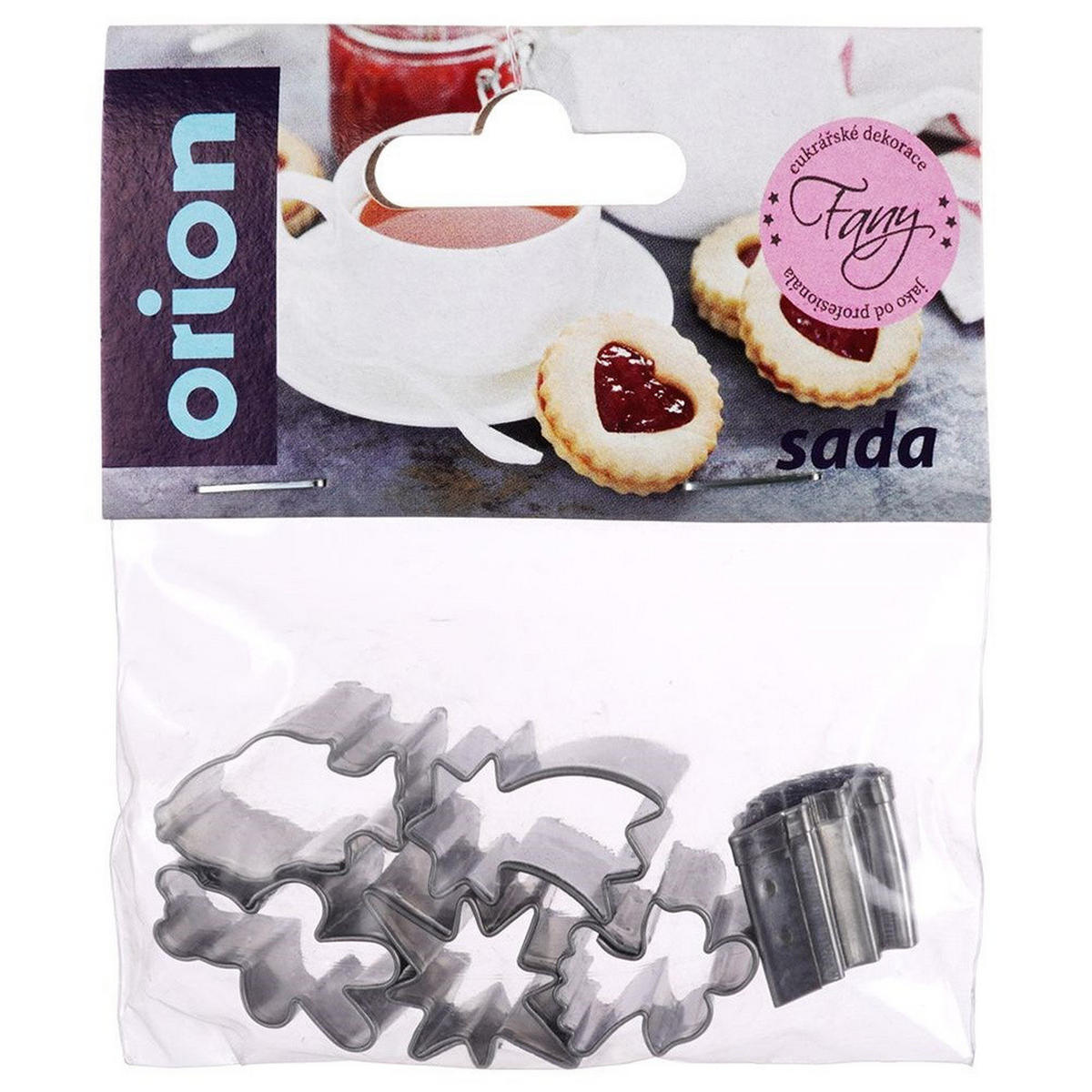 AUSSTECHFORM-SET Weihnachten mini 6-teilig Silber - Silberfarben, Metall (1.8/1.5/2.5cm) - Orion 