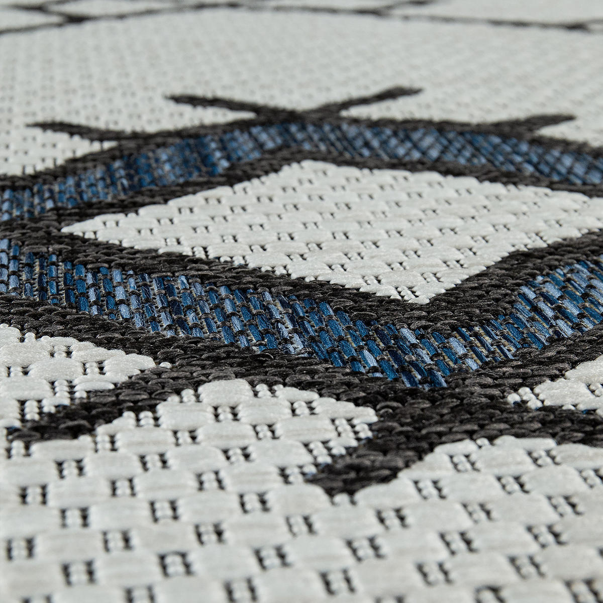 OUTDOORTEPPICH 120/160 cm Kuba 124 - Blau, Textil (120/160cm) - Paco Home