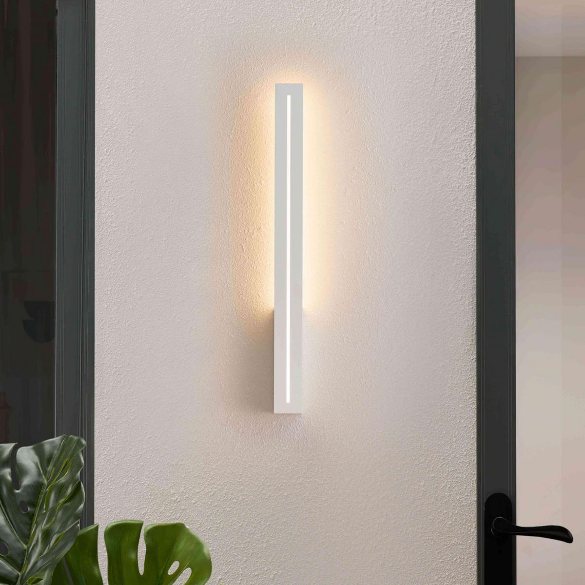 WANDLEUCHTE Noméris, Weiß, 61cm - Weiß, Metall (5/61/6cm) - KOSILUM