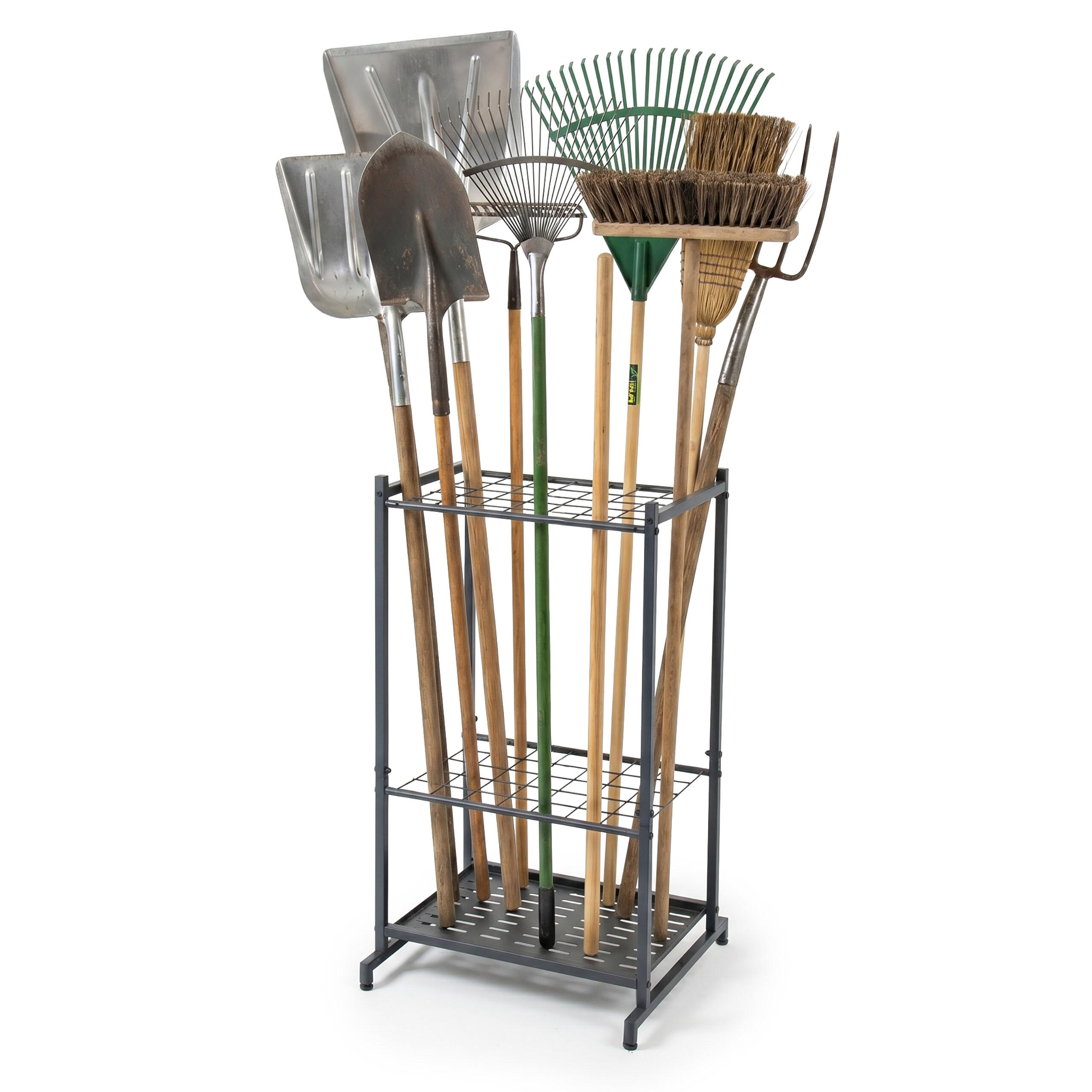 STOJAN Antracitový ocel - antracitová, kov (43/76/39cm) - Relaxdays