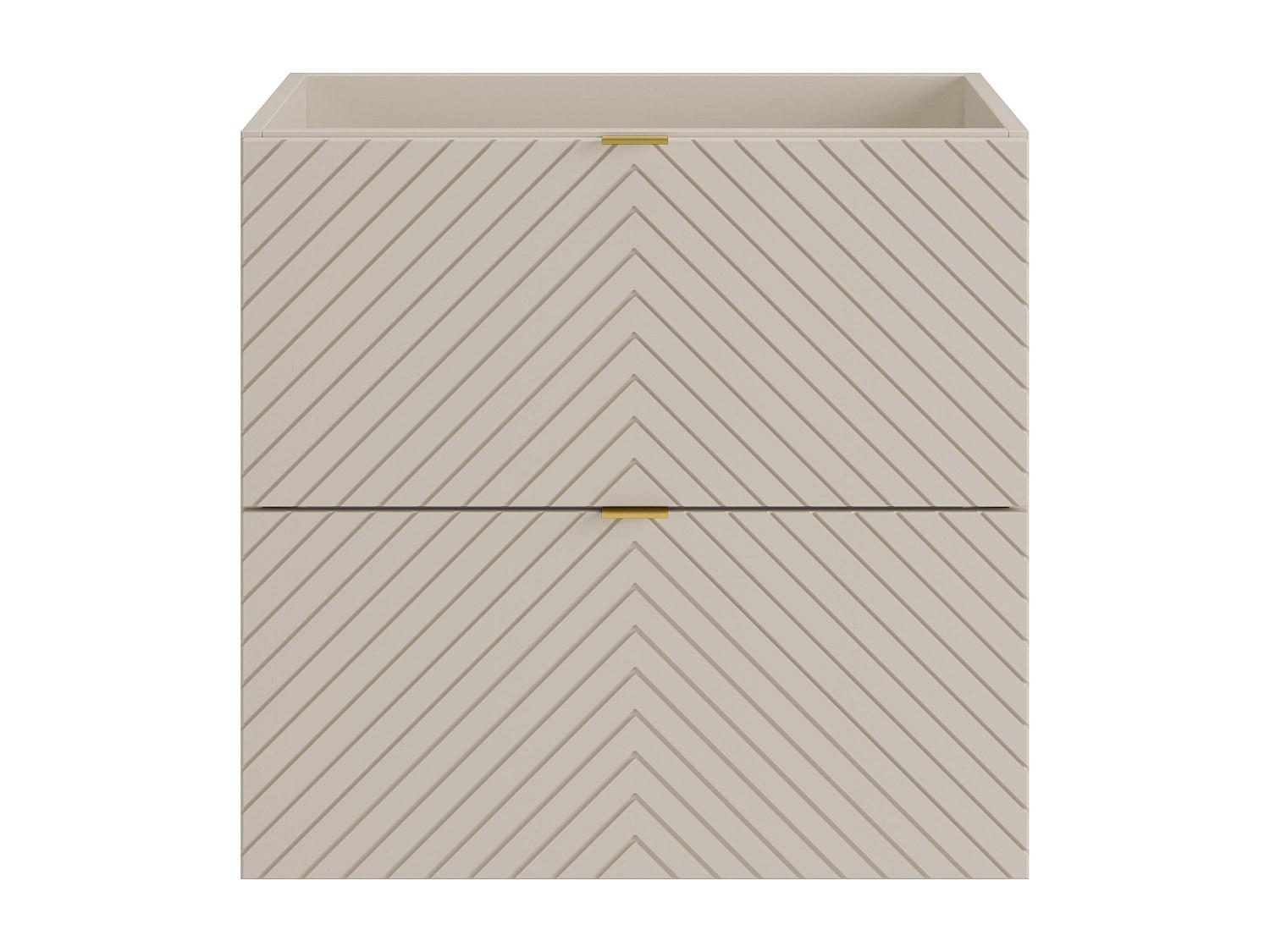 WASCHBECKENUNTERSCHRANK - 60 cm x 46 cm - holz - beige Dorioni - Beige, Holz (60/61.6/46cm) - Vente-Unique