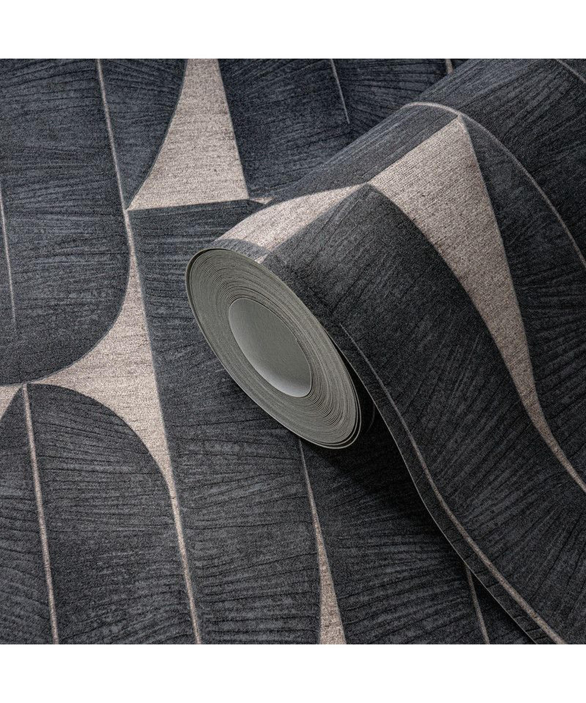 VLIESTAPETE Schwarz 53/1005 cm - Schwarz, Textil (53/1cm) - KUNSTLOFT